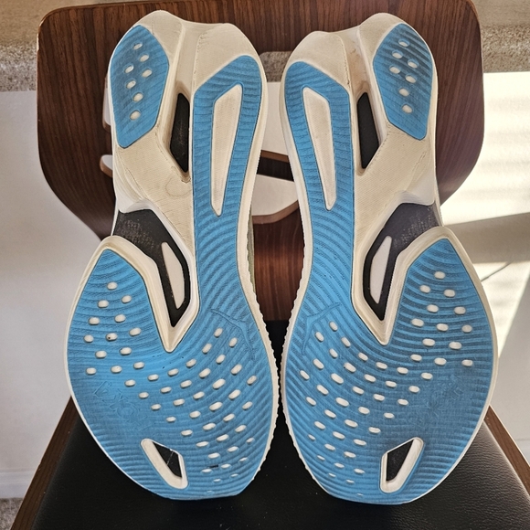 Hoka Cielo X1 Carbon Fiber Plate Evening Sky/Lettuce Ultra-Fast Road Racer Shoes - Picture 10 of 10